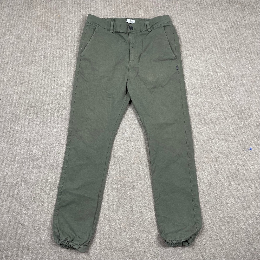 CWST Pants Mens 31 Green Chino Jogger Lightweight Casual